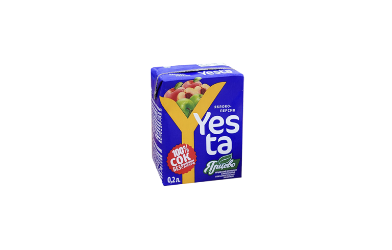 Сок яблоко-персик Yesta